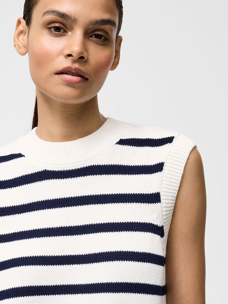 Striped Oversize Knit Tank