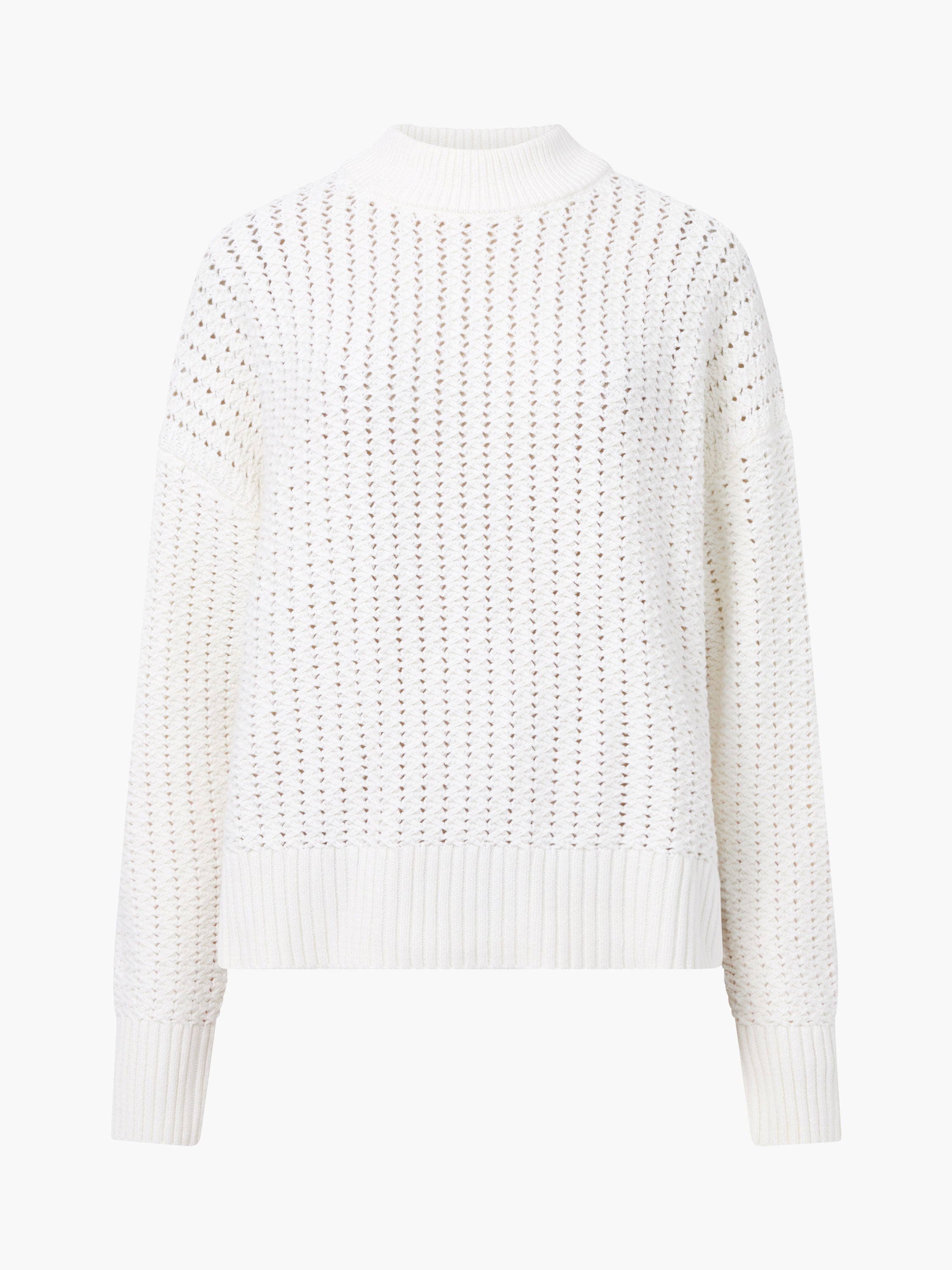 Varli Mock Neck Open Stitch Jumper