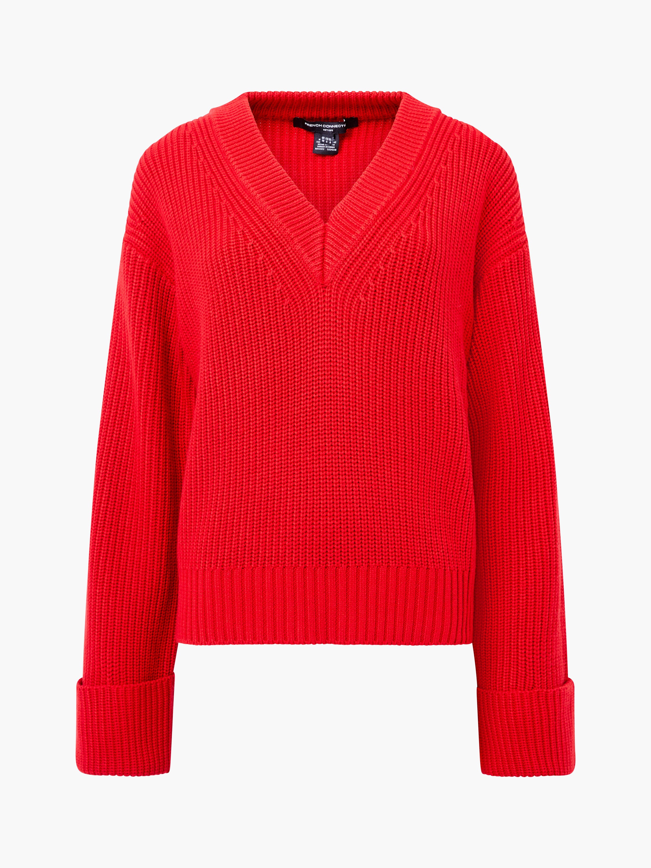 Joss Long Sleeve V Neck Jumper