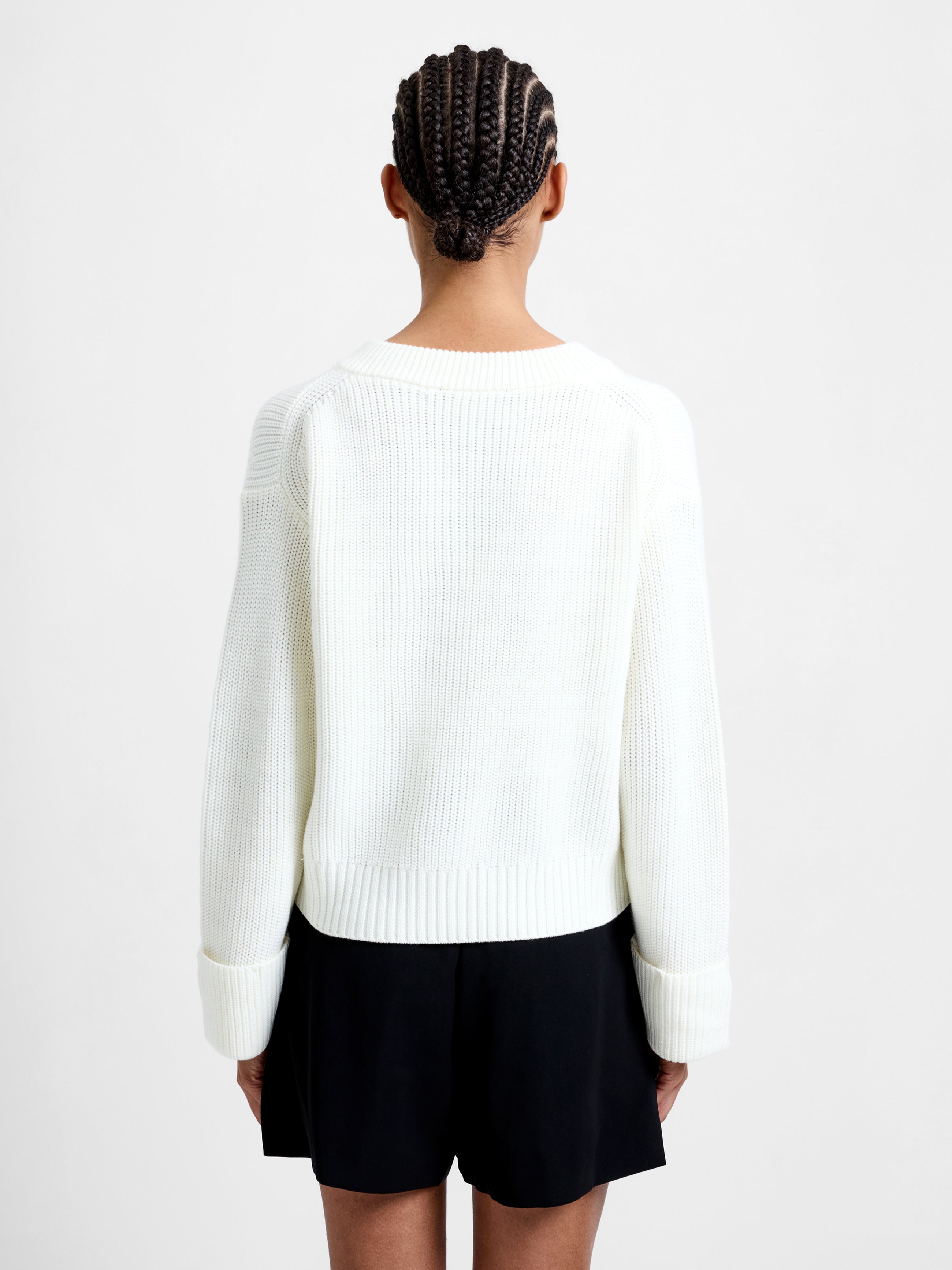 Joss Long Sleeve V Neck Jumper