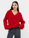 Joss Long Sleeve V Neck Jumper