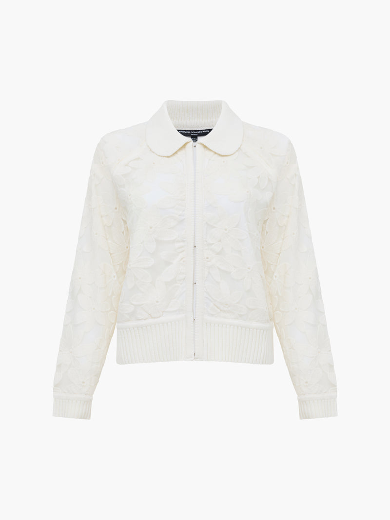 Diella Knit Applique Cardigan