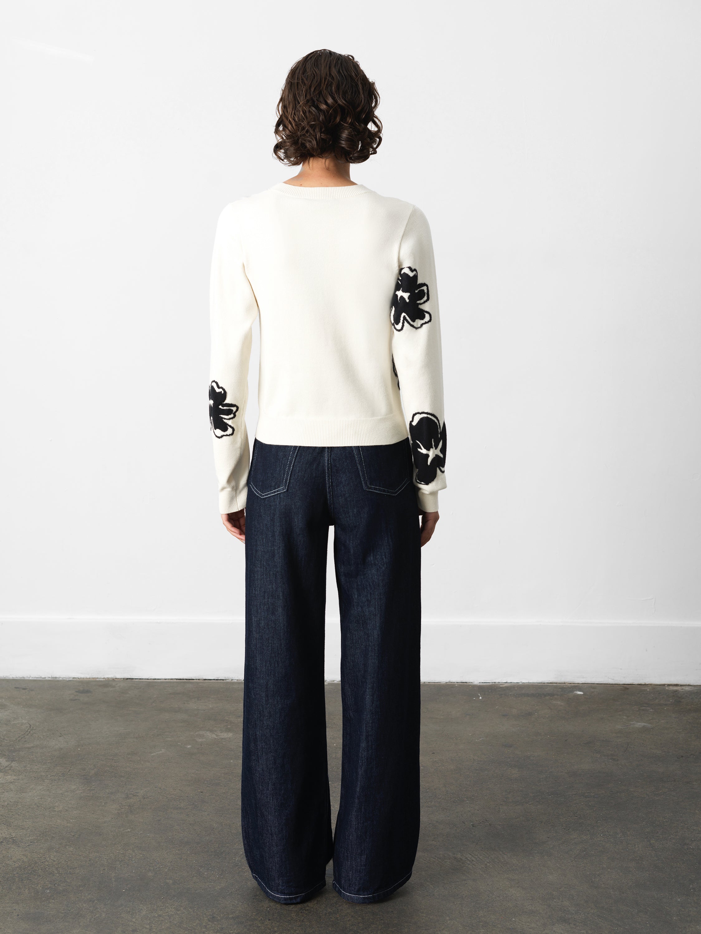 Paislee Floral Jacquard Jumper
