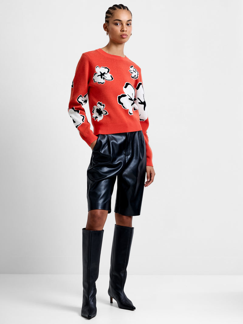 Paislee Floral Jacquard Jumper