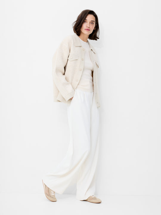 Ramira Long Sleeve Boucle Knit Jacket