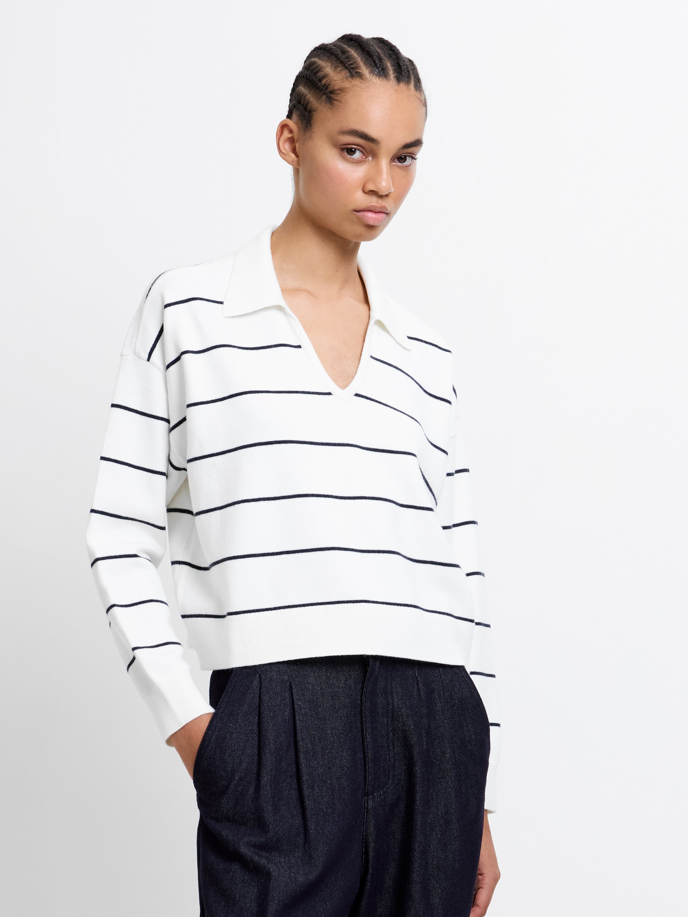 Sloane Knit Stripe Pullover Jumper