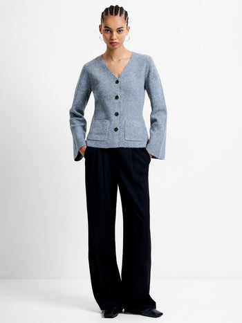 Ellie Knit V Neck Cardigan