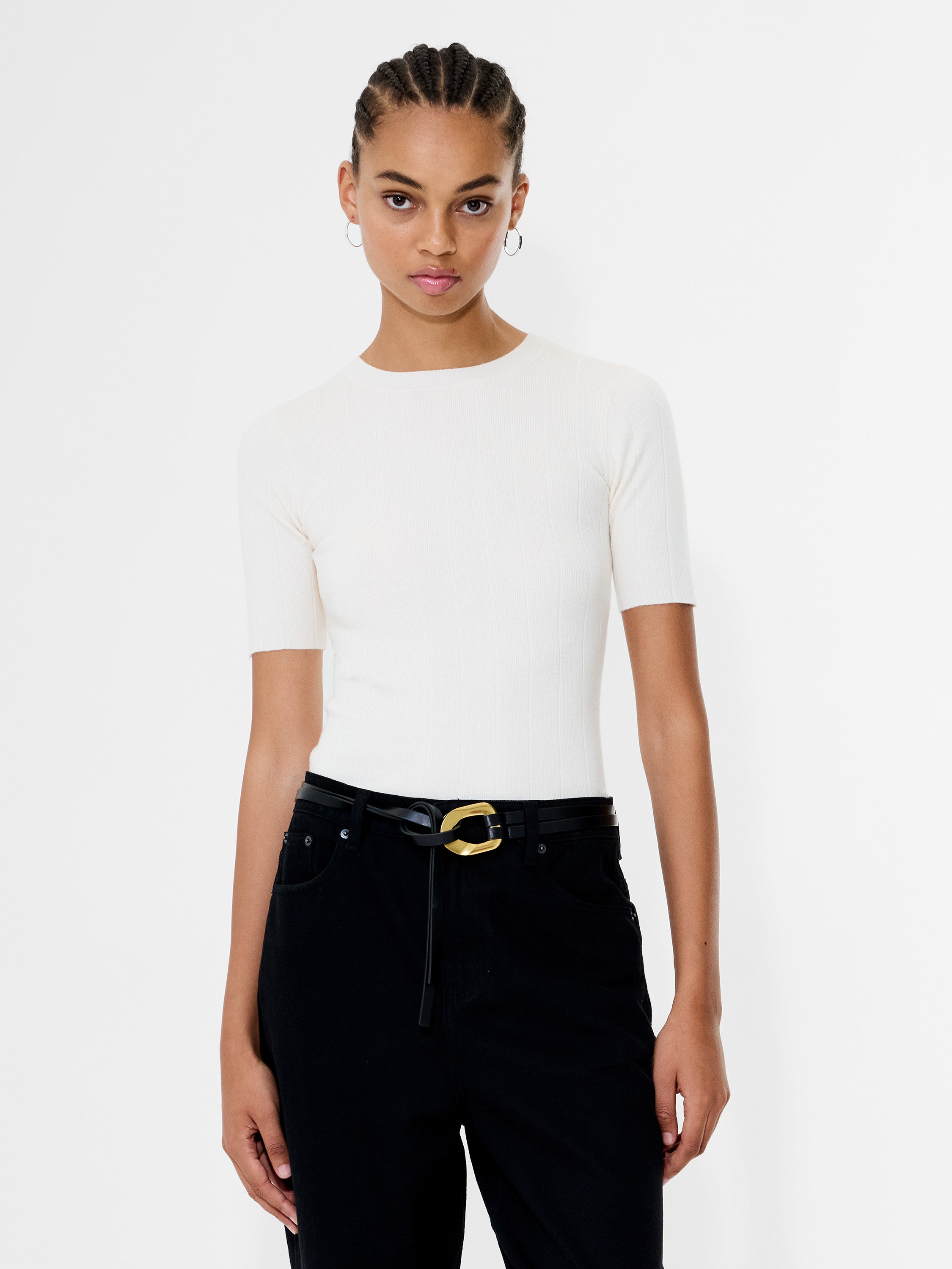 Marley Knit Wide Rib Top