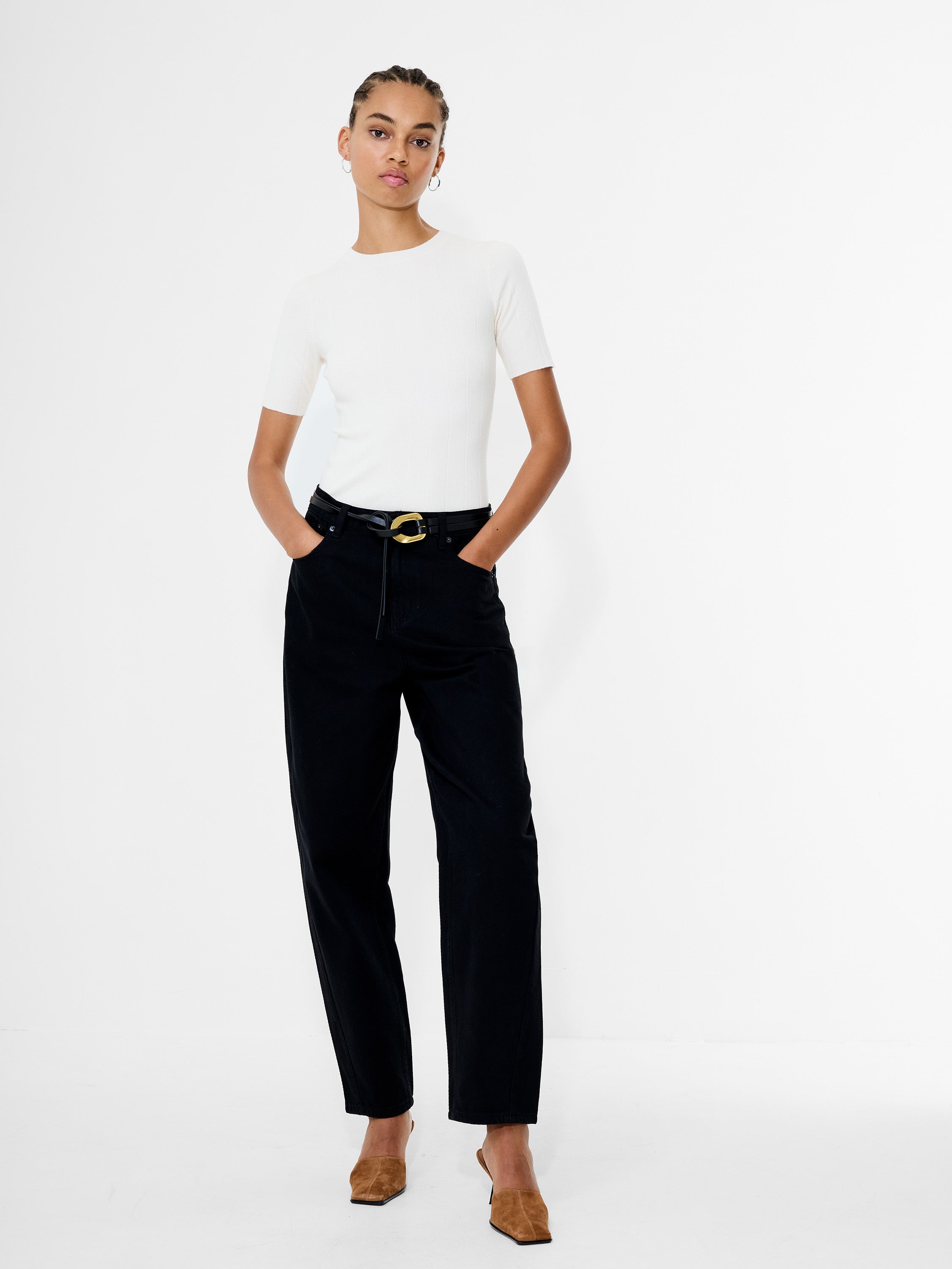 Marley Knit Wide Rib Top