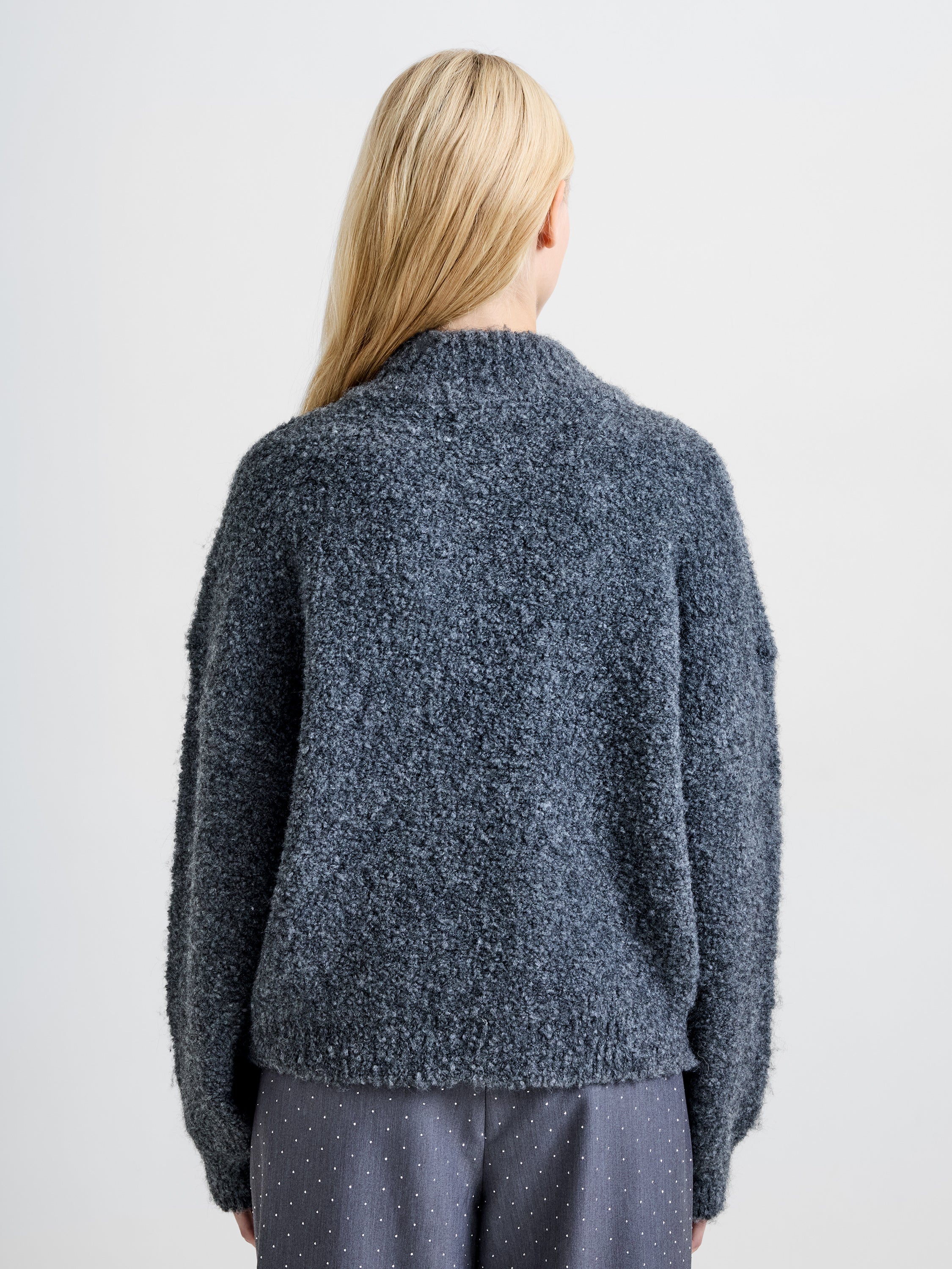 Renee Boucle Half Zip Jumper