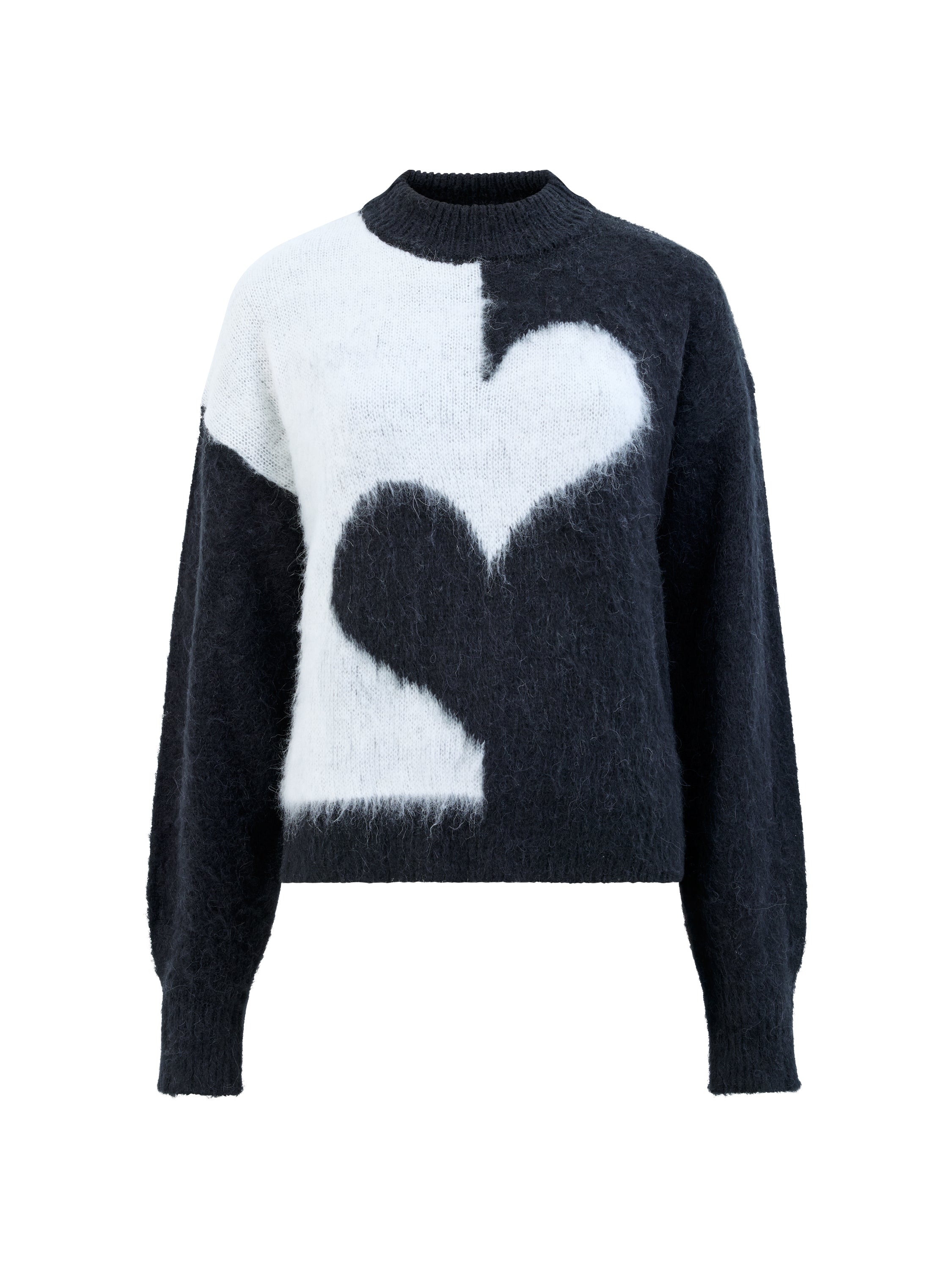 Hadlee Jessika High Neck Heart Jumper