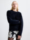 Lucile Mock Neck Fluffy Knit Jumper