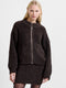 Renee Boucle Zip Through Cardigan