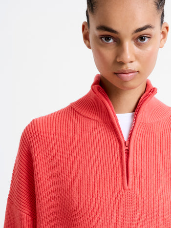 Babysoft Half Zip Knit Jumper