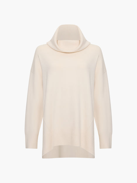 Babysoft Rib Cowl Neck Jumper