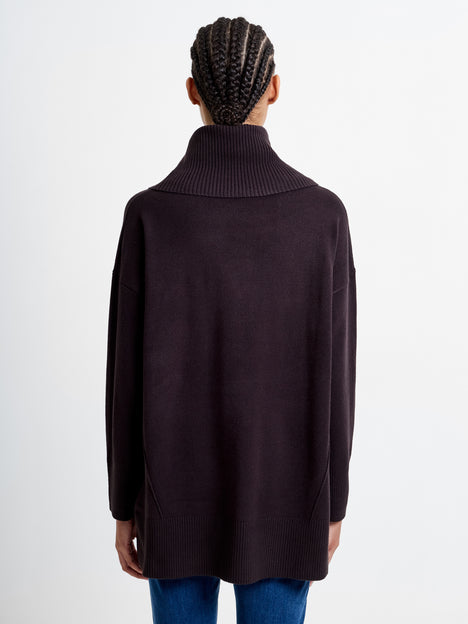 Babysoft Ribbed Cowl Neck Jumper