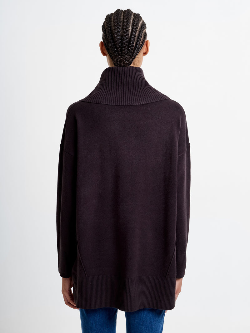 Babysoft Ribbed Cowl Neck Jumper
