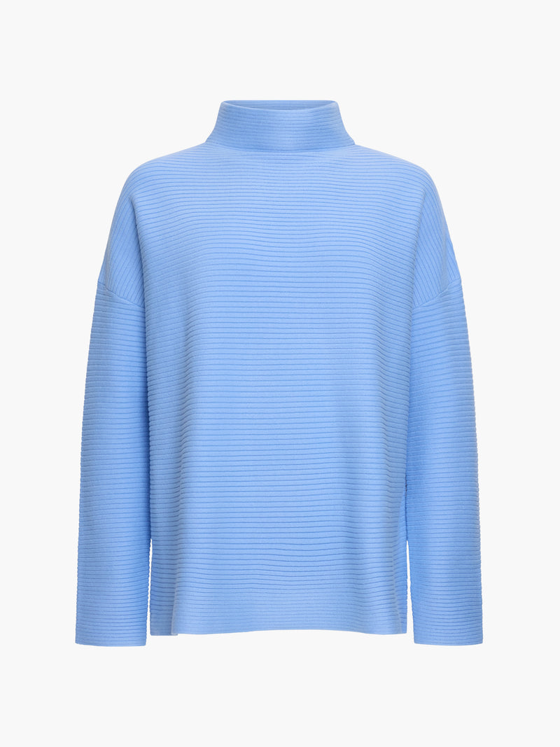 Babysoft Ribbed Mock Neck Jumper