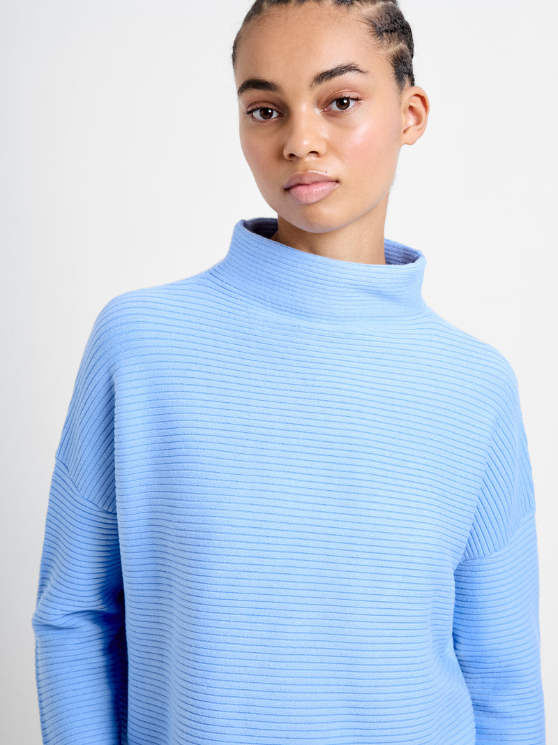 Babysoft Ribbed Mock Neck Jumper