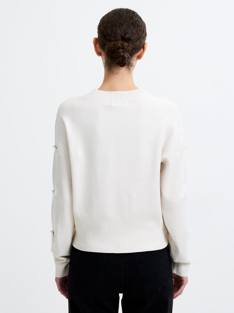 Babysoft Faux Pearl Sleeve Jumper