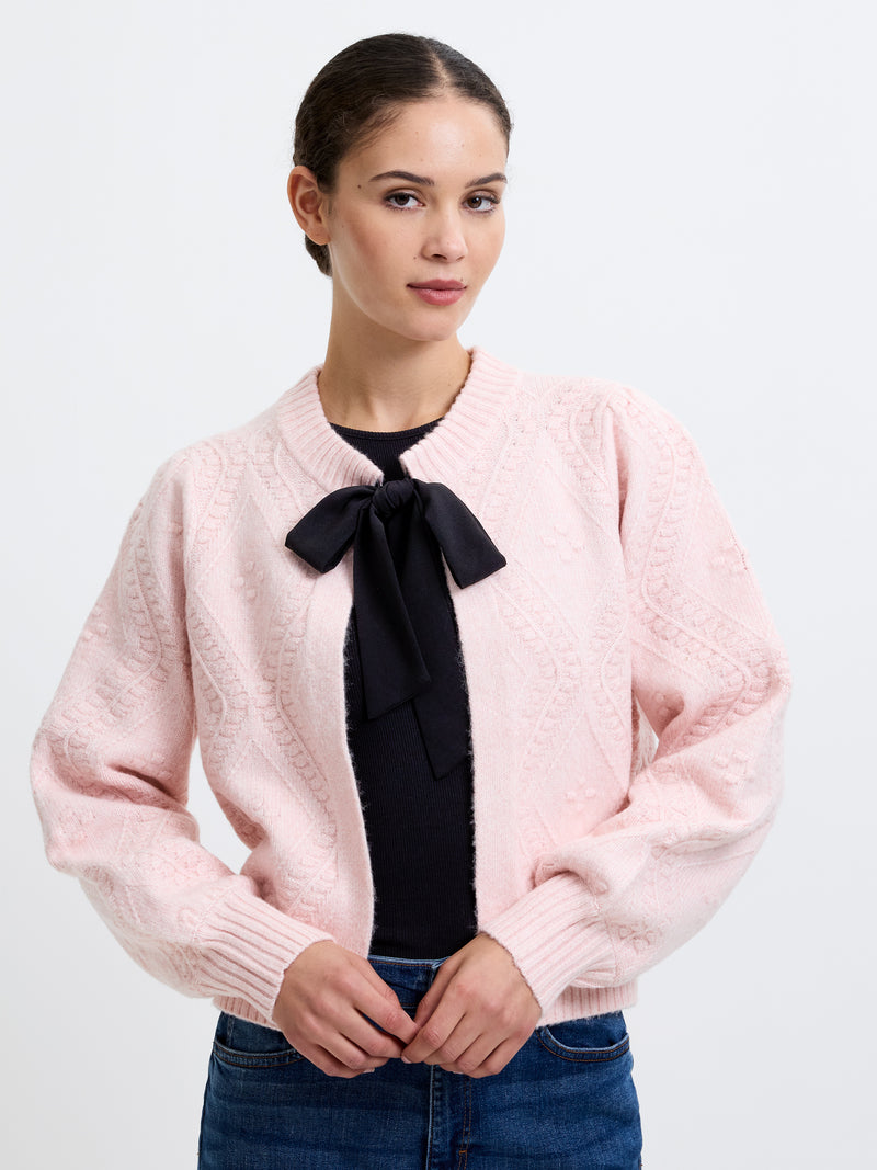 Bobble Bow Cardigan