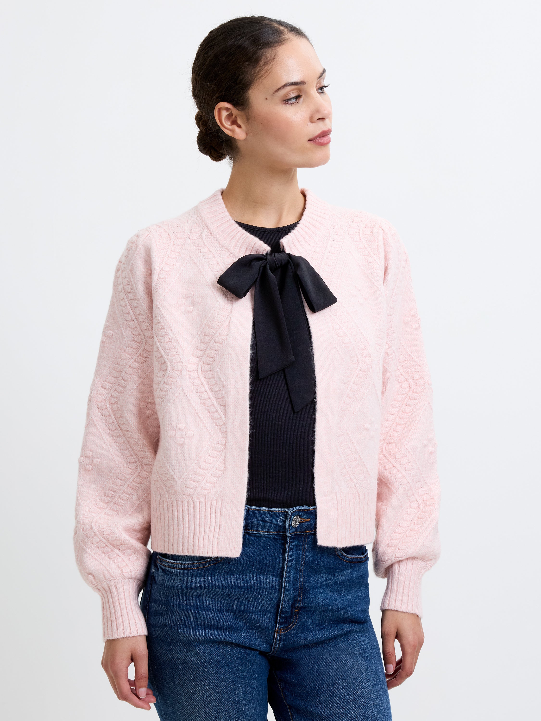 Bobble Bow Cardigan