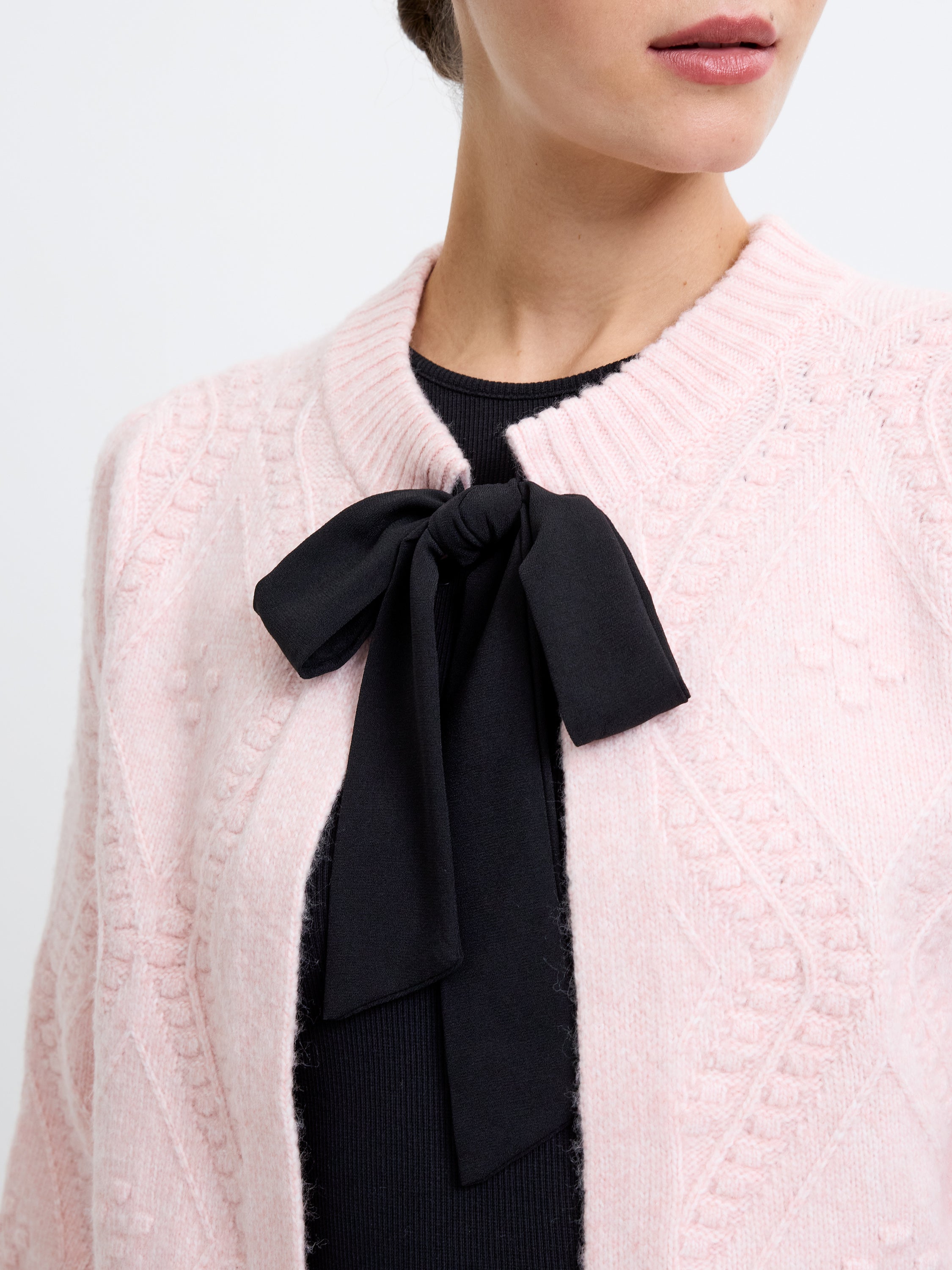 Bobble Bow Cardigan