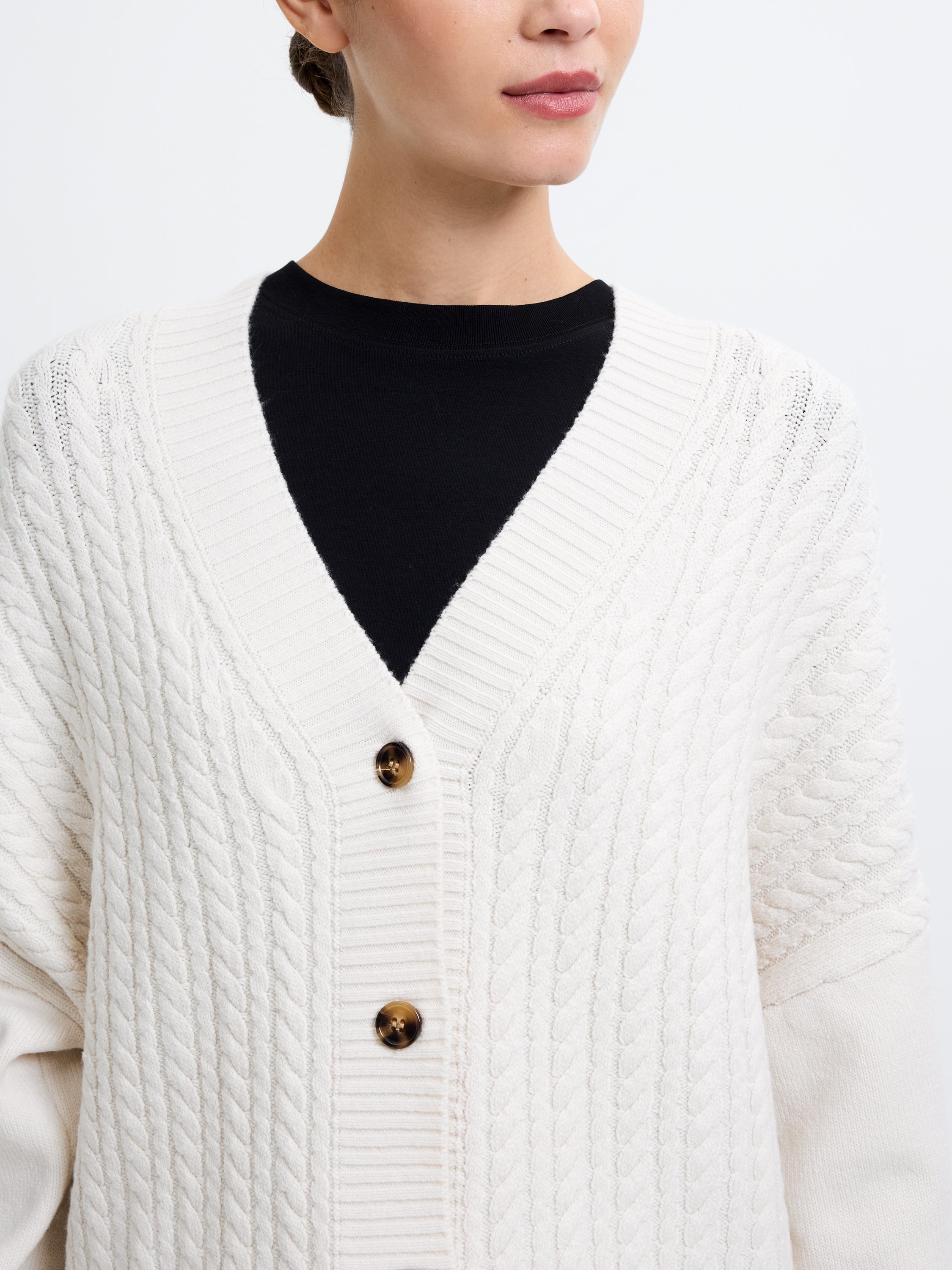 Babysoft Cable Knit Cardigan