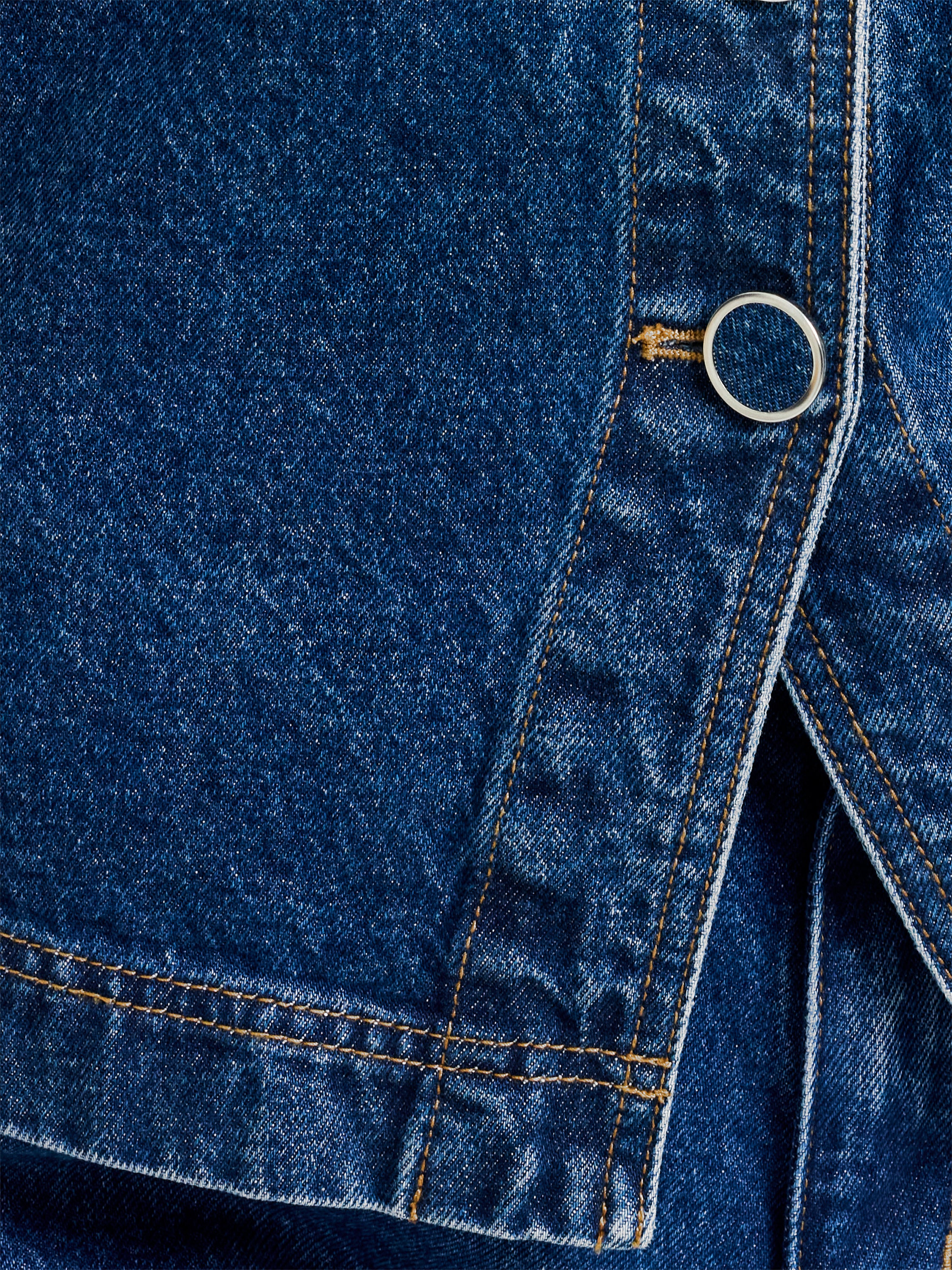 Dallas Blue Denim Waistcoat Top