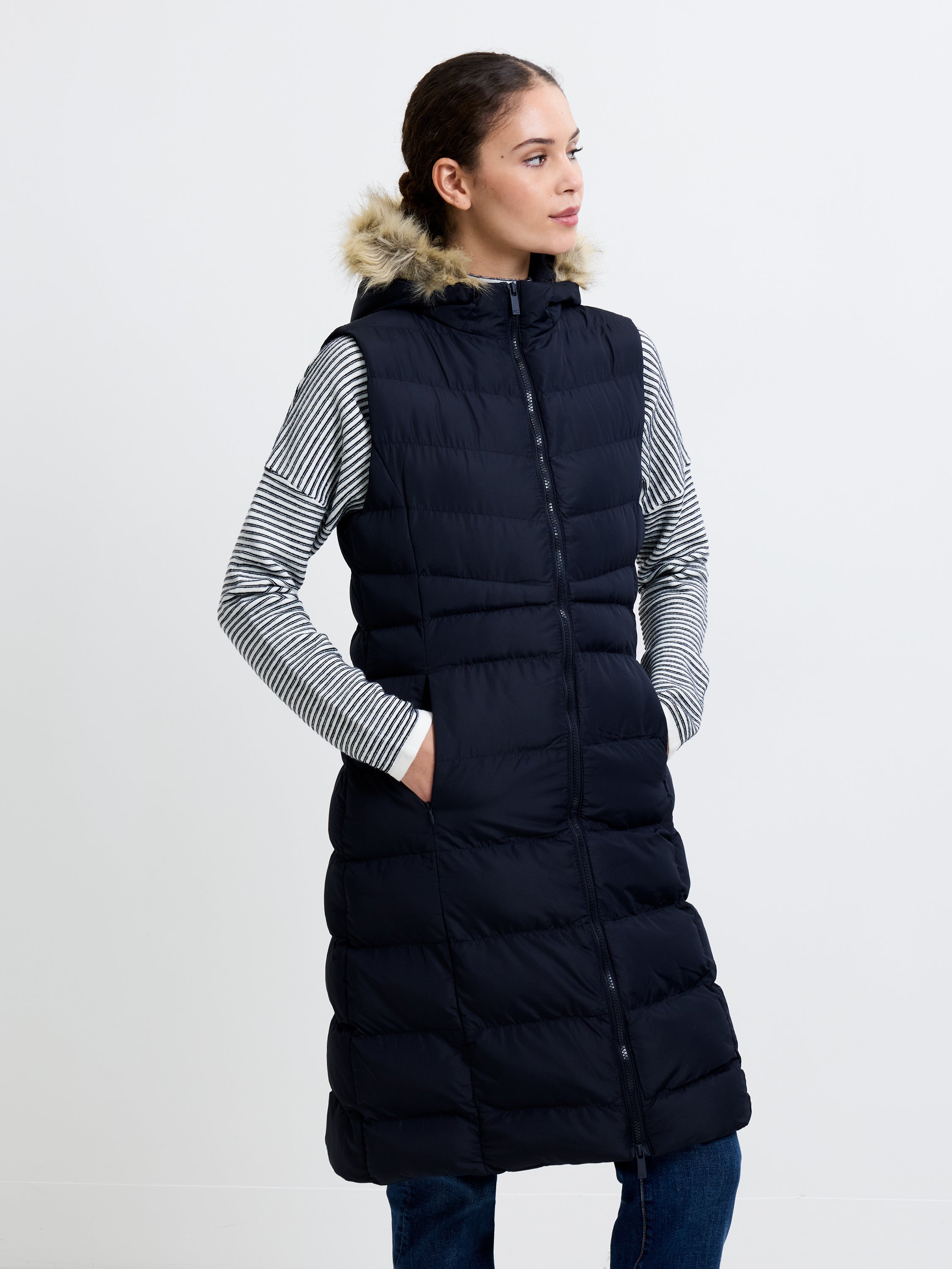 Chevron Parka Gilet
