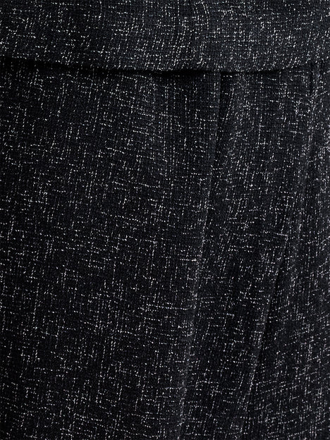 Alyssia Boucle Peplum Jumpsuit