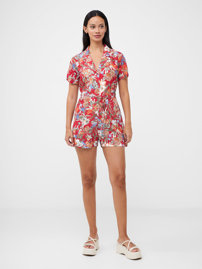 Rever Print Playsuit