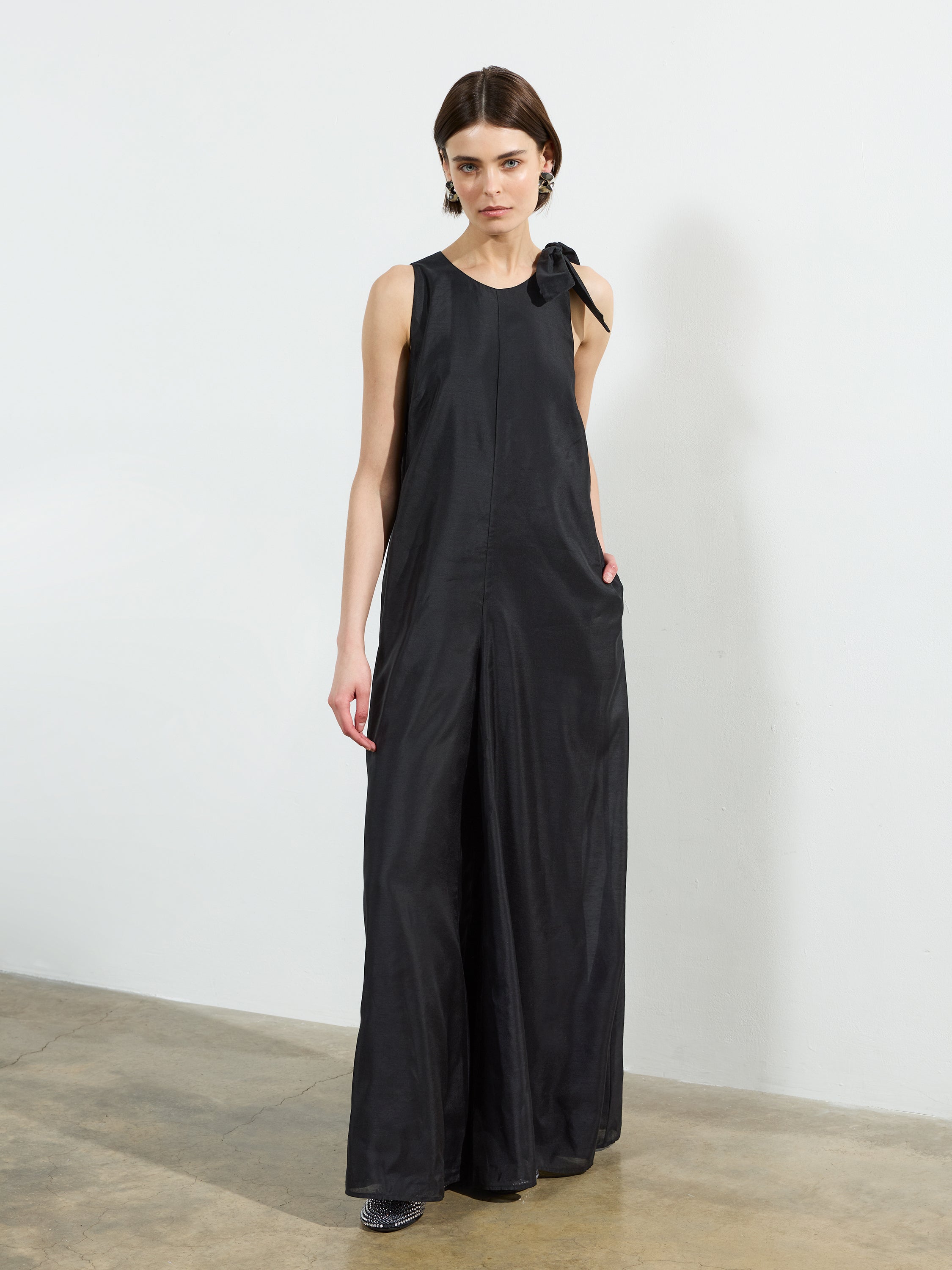Holland Shoulder Tie Jumpsuit