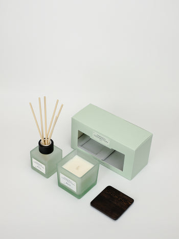 Mango Mojito Green Indulgence Candle & Diffuser Set