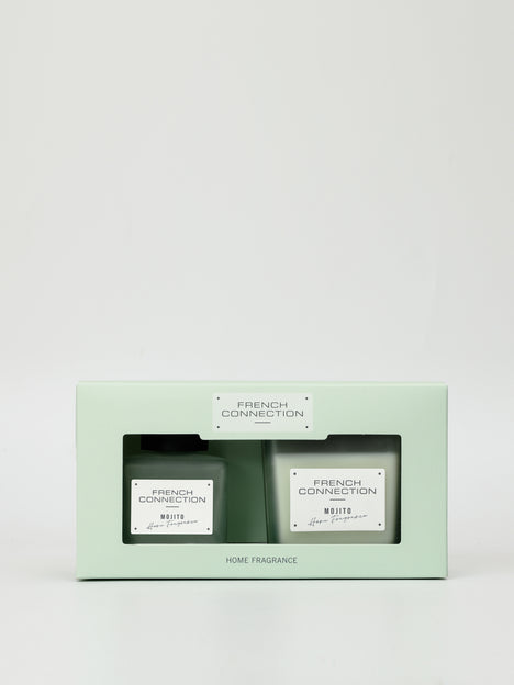 Mango Mojito Green Indulgence Candle & Diffuser Set
