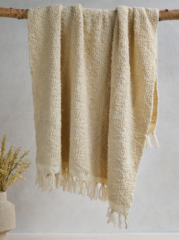 Savannah Boucle Throw