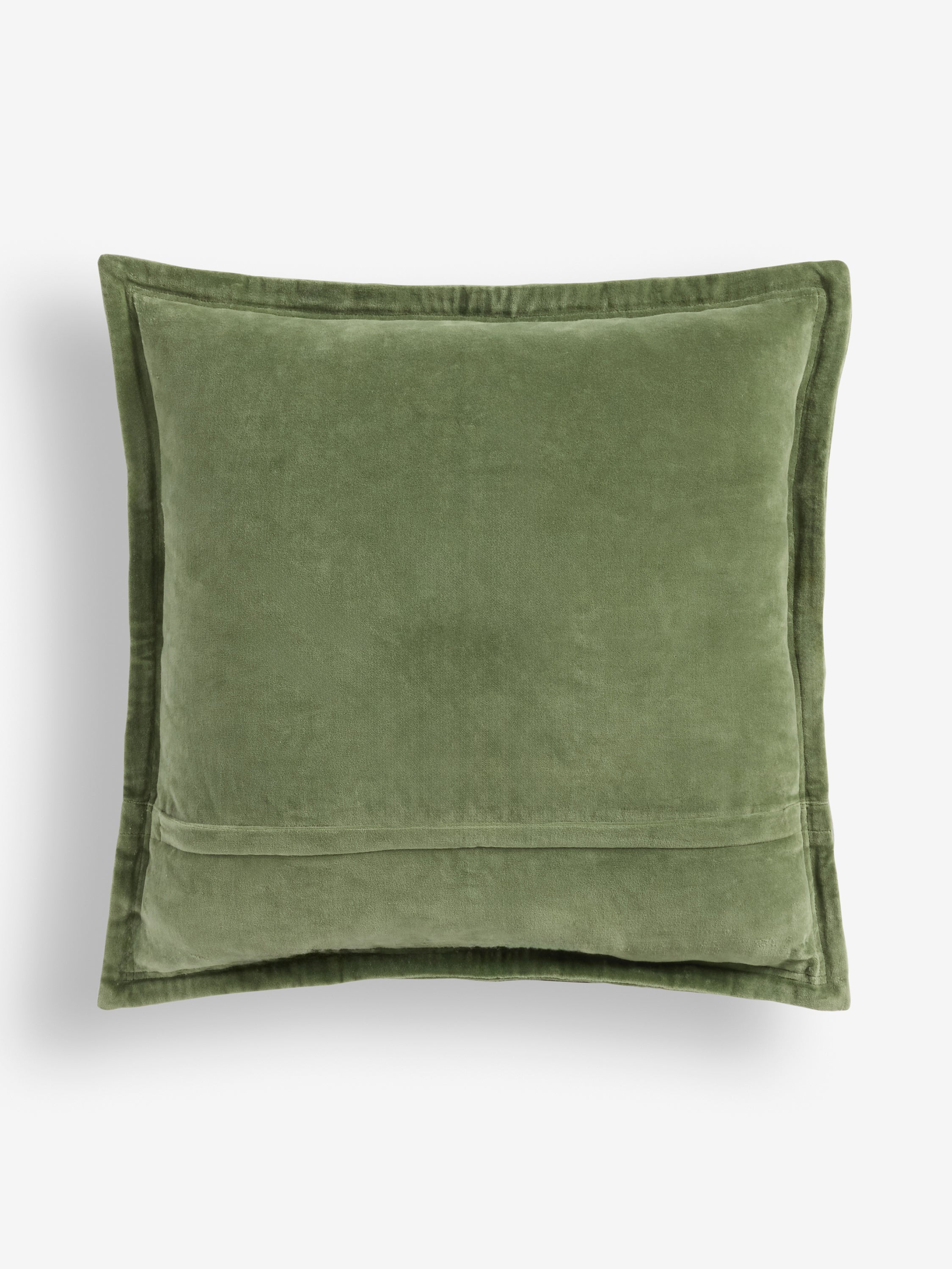 Washed Velvet Deep Green Cushion