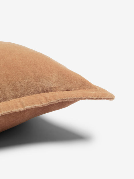 Washed Velvet Coffee Cushion