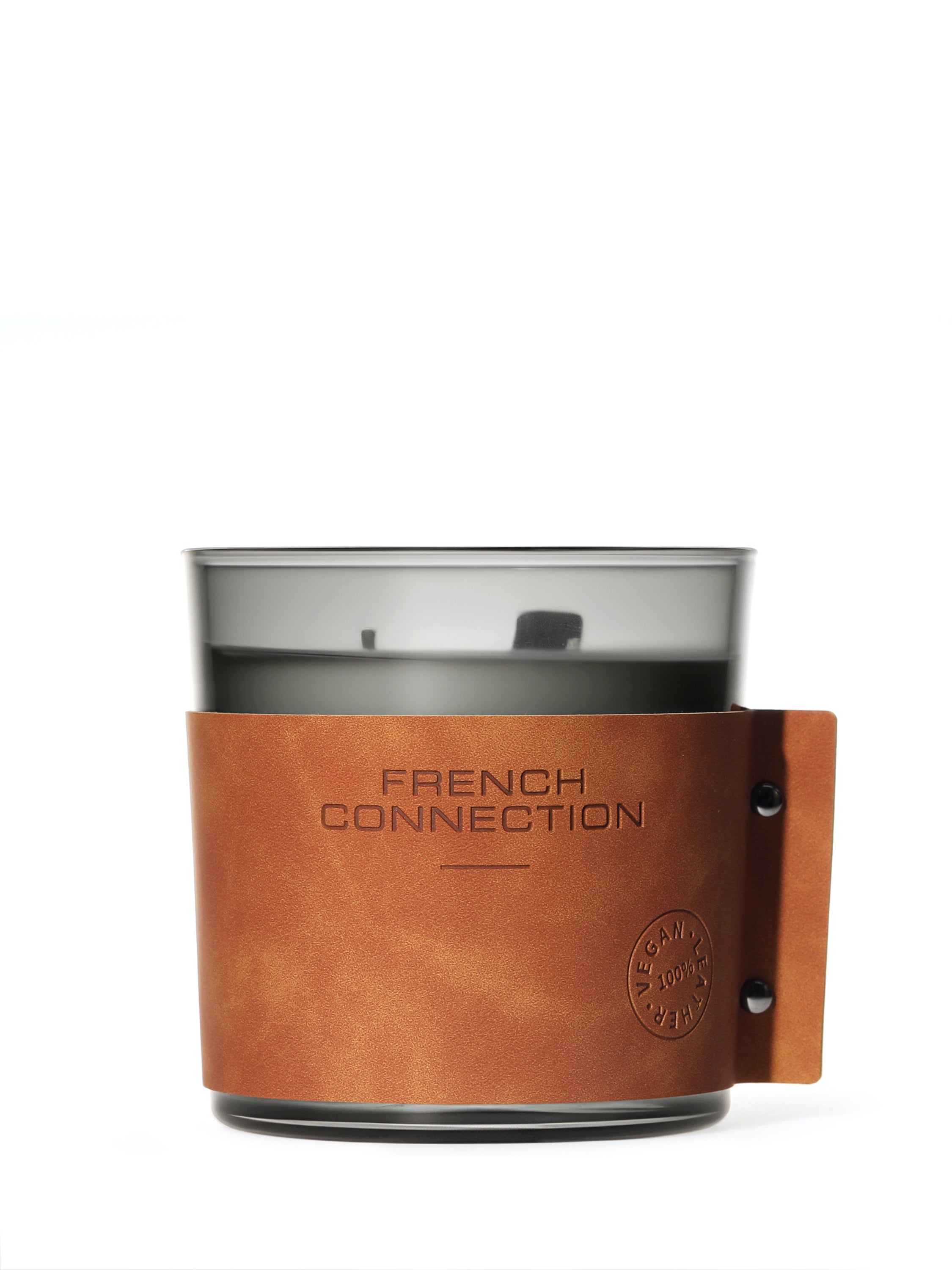 Sandalwood & Cedar Vegan Leather Candle