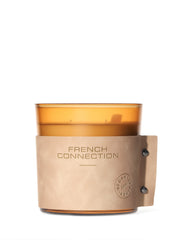 Bergamot & Amberwood Vegan Leather Candle