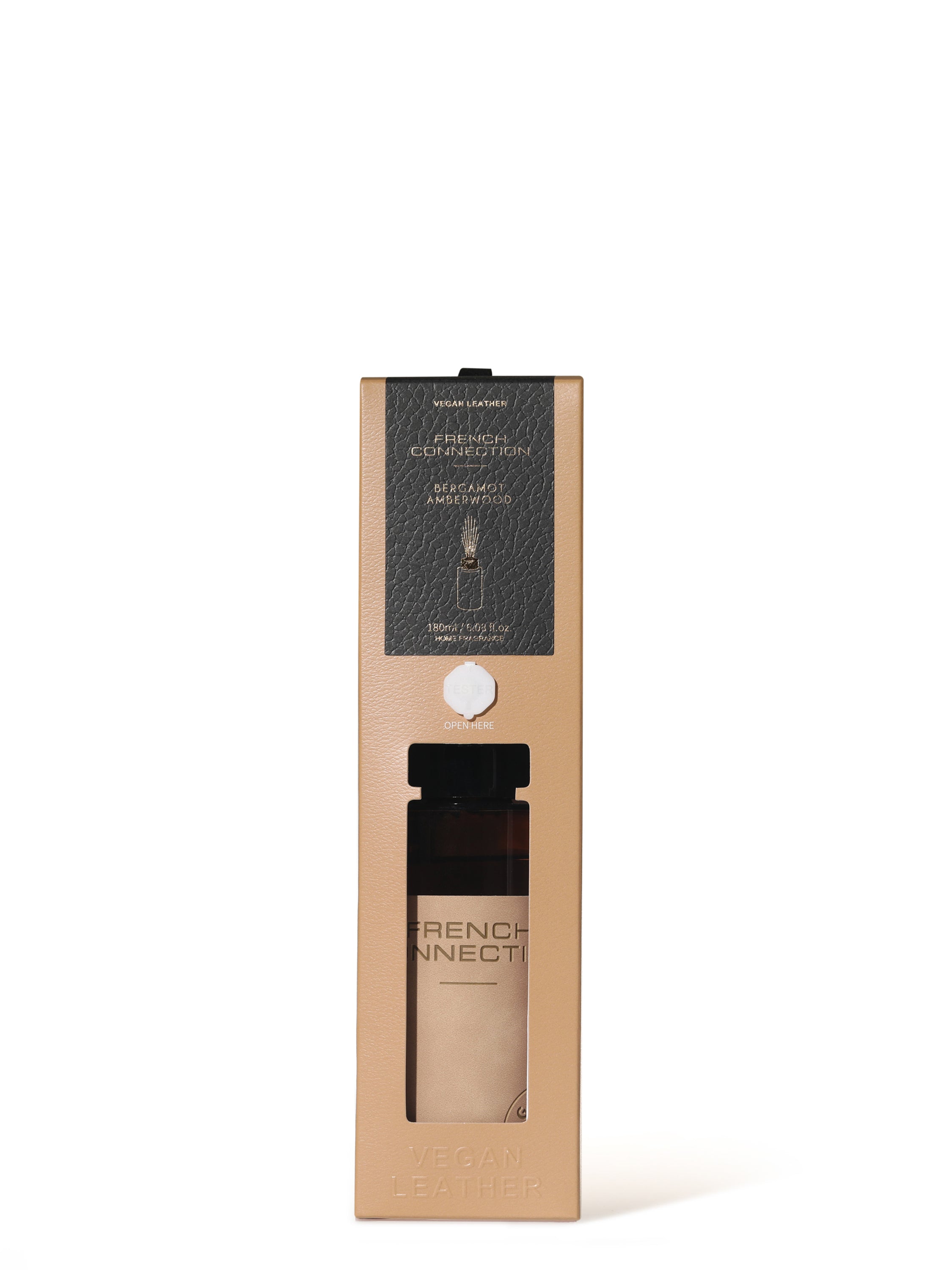 Bergamot & Amberwood Vegan Leather Diffuser
