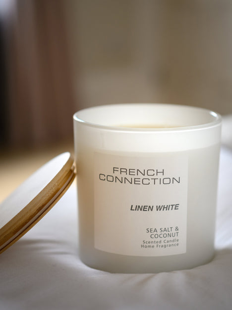 Linen White Serenity 200g Candle