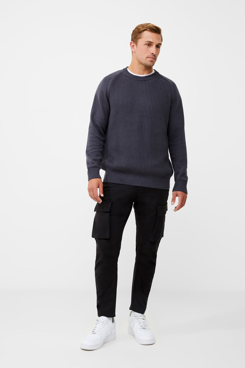Ribbed Raglan Jumper