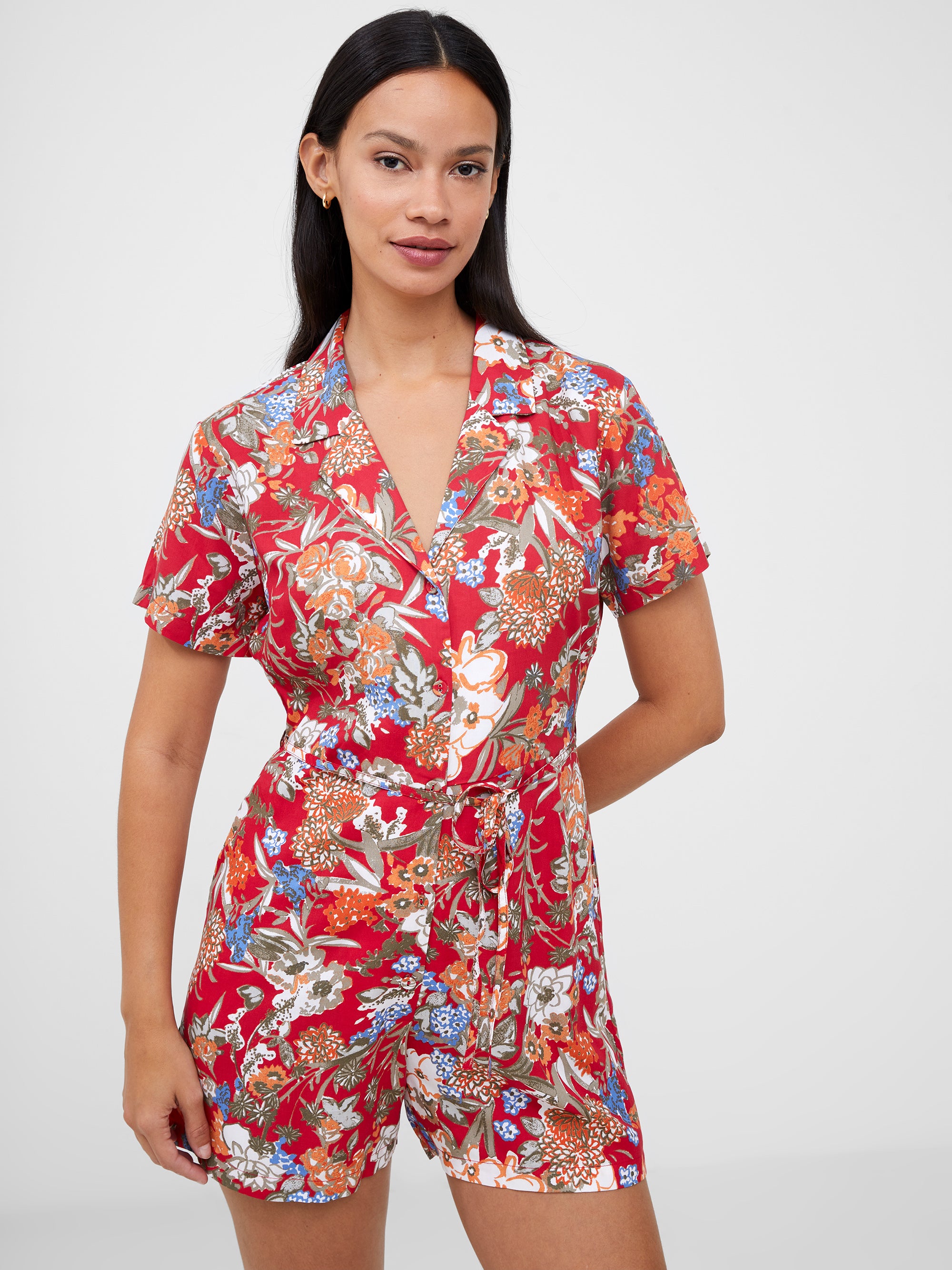 Rever Print Playsuit