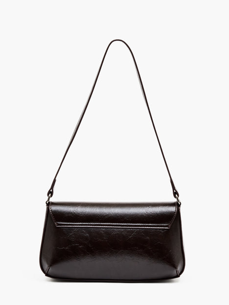 Patent Flap Shoulder Bag
