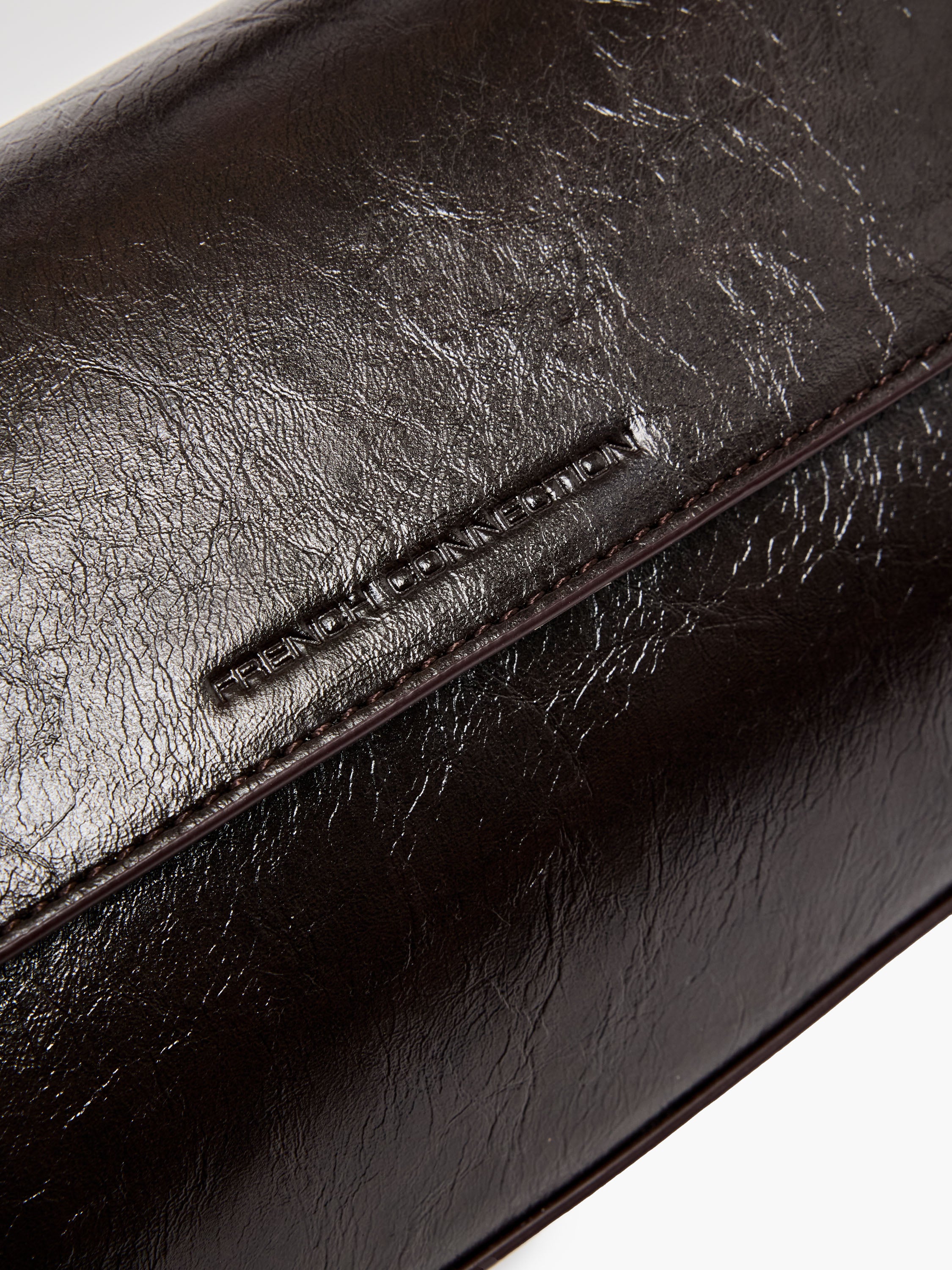 Patent Flap Shoulder Bag