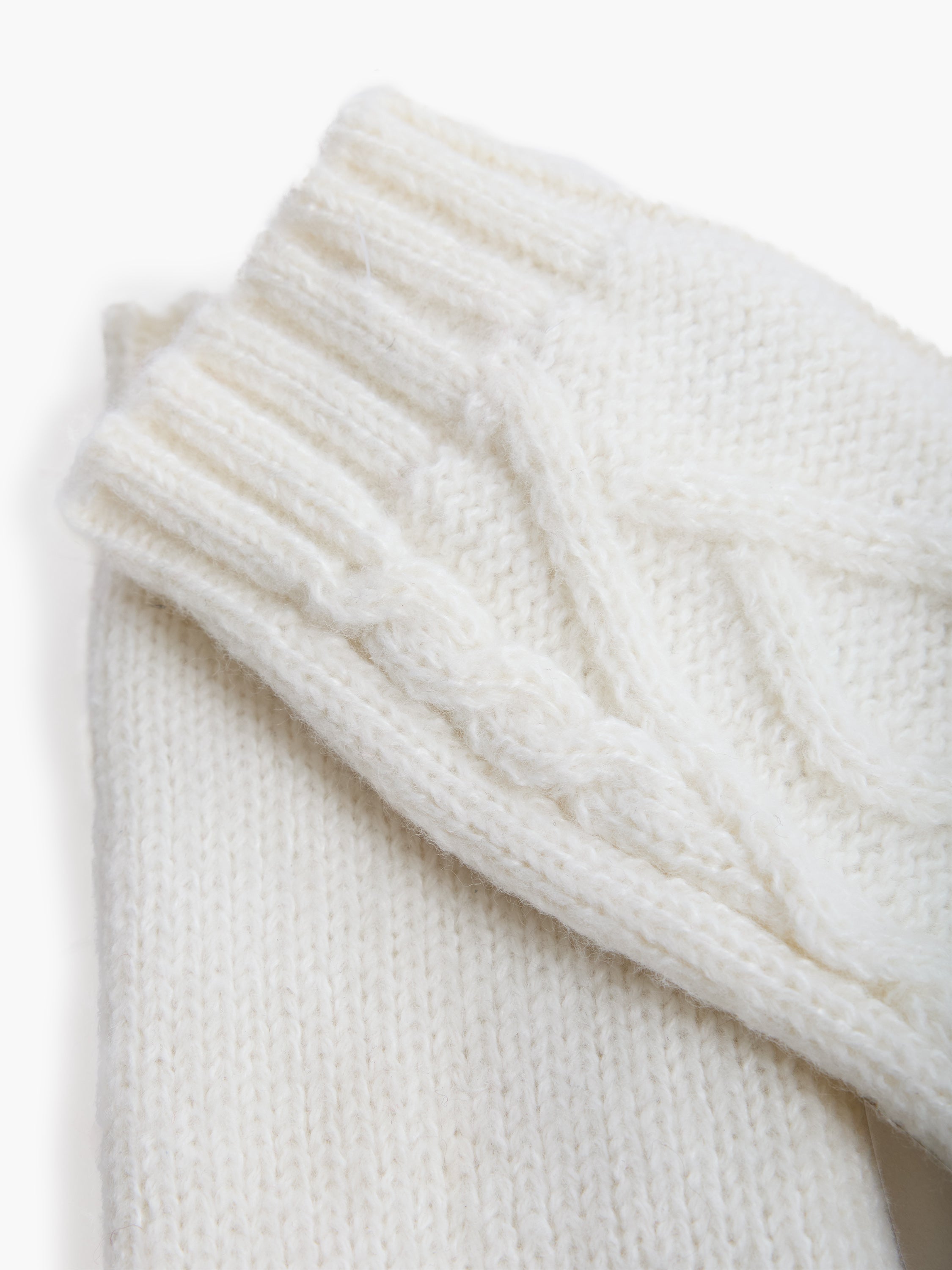 Cable Knit Handwarmers