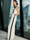Mara Vinnie Pinstripe Suiting Jumpsuit