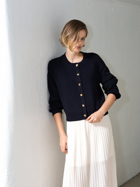 Milano Mozart Knit Button Down Cardigan