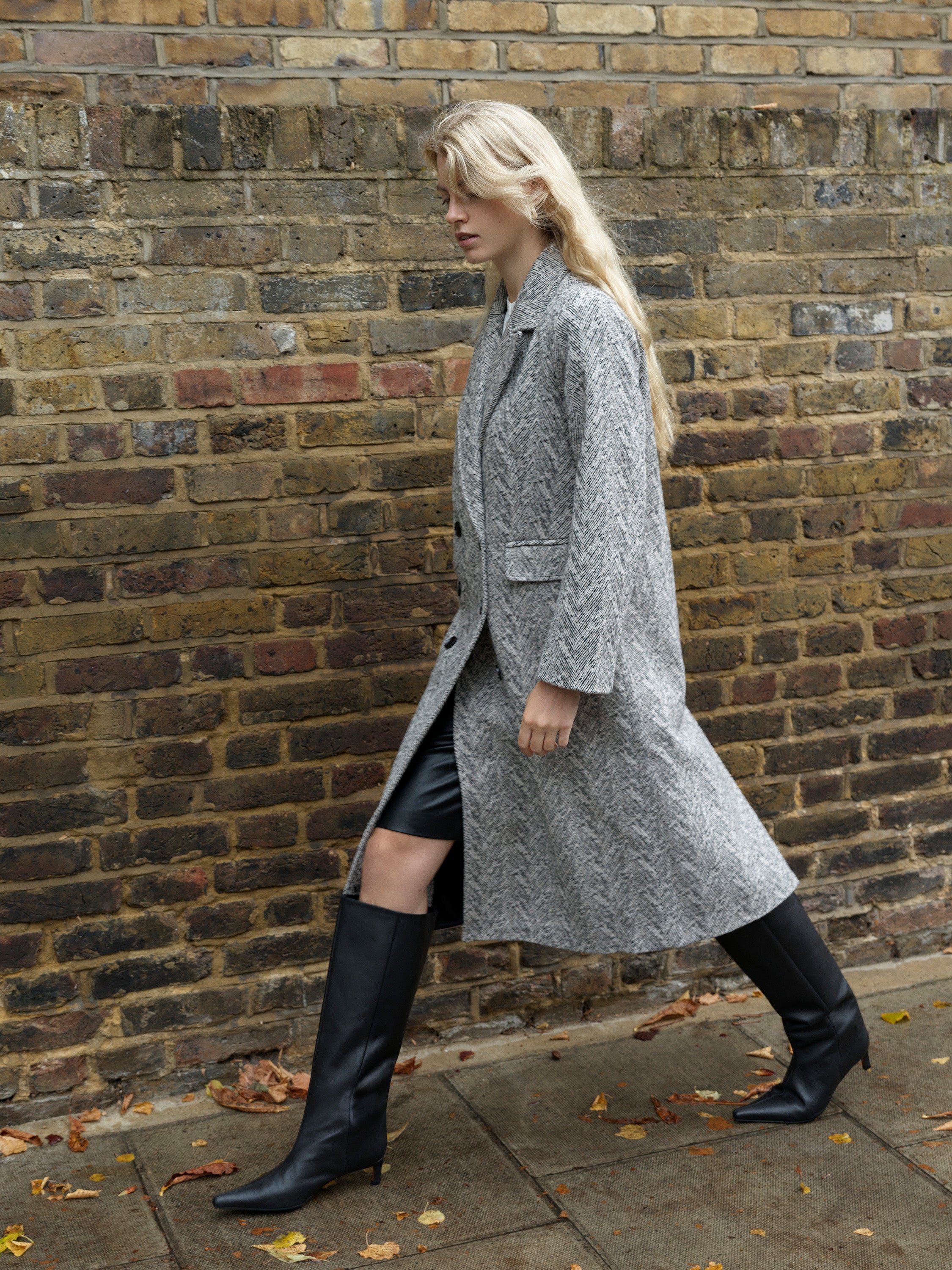 Lowen Wool Double Breasted Coat